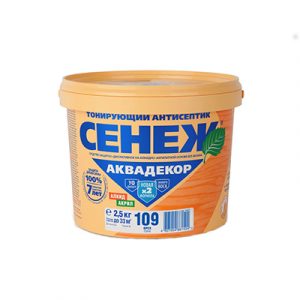 АНТИСЕПТИК орех 2,5кг СЕНЕЖ АКВАДЕКОР — изображение 1