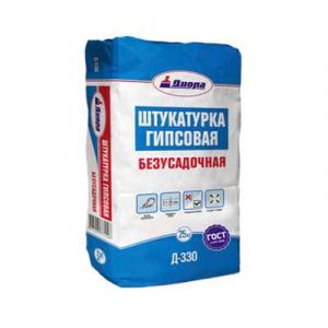 ШТУКАТУРКА ГИПСОВАЯ Д-330 25кг/Пакет — изображение 1