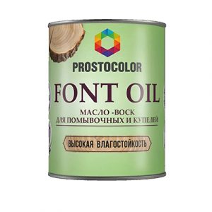 Масло-воск д/помыв/купел  Font PROSTOCOLOR 0,75л/6 — изображение 1