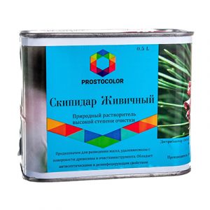 Скипидар живичный PROSTOCOLOR 0,5л.(10шт) — изображение 1