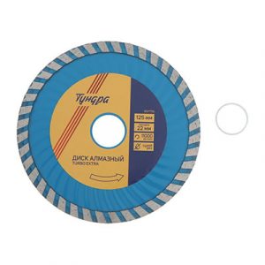 Диск алмазный сег. 125*22мм TUNDRA Extr, сухой рез — изображение 1