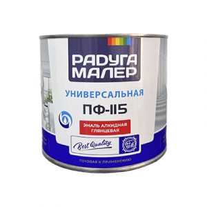 ЭМАЛЬ Д/ПОЛА А/У БЫСТРОС. "РАДУГА" 2,7кг ЗОЛ.-КОРИЧ. — изображение 1