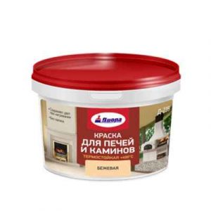 КРАСКА Д/ПЕЧЕЙ И КАМИНОВ "Д-239" 3кг бежевая — изображение 1