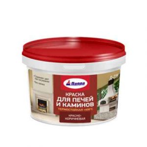 КРАСКА Д/ПЕЧЕЙ И КАМИНОВ "Д-239" 3кг крас-корич. — изображение 1