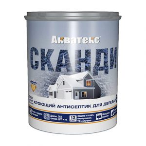 Антисептик кроющий Акватекс СКАНДИ (С) 0,75л/6 — изображение 1
