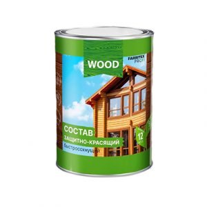 Пропит д/дер WOOD Дуб 0,75л быстр.сох.защ/кр — изображение 1