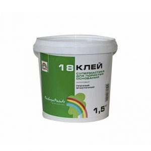 Клей супермастика ВДАК "Р-18" РАДУГА 1,5 кг — изображение 1
