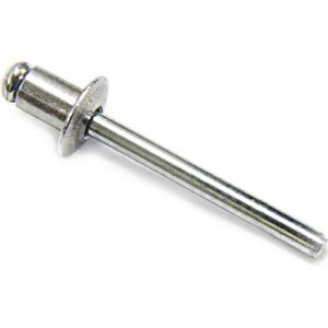 Заклёпка вытяжная, алюминий - сталь 3, 2*6 (28 шт) — изображение 1