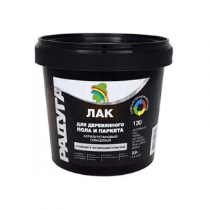 Лак ВДАК "Радуга 130" для паркета 0,9л/8 — изображение 1