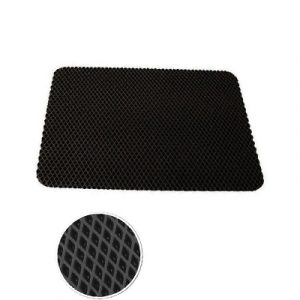 Коврик ячеистый РОМБЫ 43*62 ЭВА чёрный — изображение 1