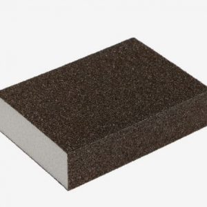 Губка абразивная шлиф твердая 100х70х25мм P60 — изображение 1
