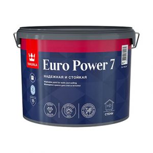 КРАСКА В/Д Tikkurila  EURO POWER 7 (С) 9л — изображение 1