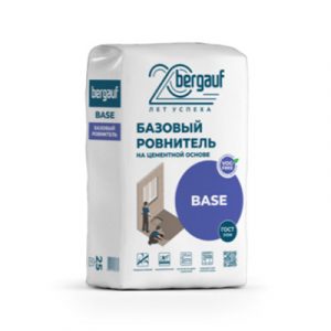 Смесь д/выравнив.пола Base цементная 25кг Бергауф — изображение 1