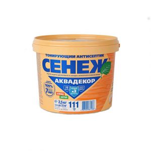 АНТИСЕПТИК тик 2,5кг СЕНЕЖ АКВАДЕКОР — изображение 1