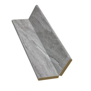 Угол ХДФ Сланец серый 28х28х2700мм. — изображение 1