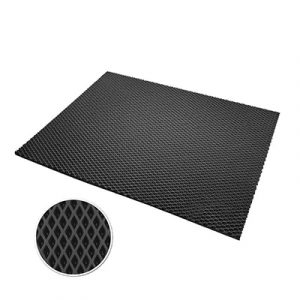 КОВРИК ЯЧЕИСТЫЙ РОМБ 40*60 ЭВА черный — изображение 1