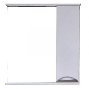 Зеркало-шкаф ЖАСМИН 65 белый глянец — изображение 1