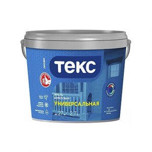 Эмаль акриловая Универсальная А гл 2,7л — изображение 1