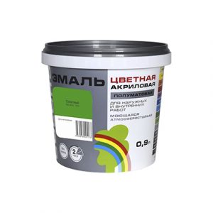 Эмаль ВДАК-220 "COLORS" салатовый 0,9л/4 — изображение 1