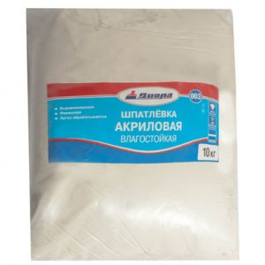 ШПАТЛЕВКА АКРИЛ. интерьерная Д-003 10кг/пакет — изображение 1