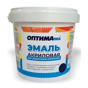 Эмаль акриловая д/радиаторов отопления ОПТИМАЛКА 0,55кг /4 — изображение 1