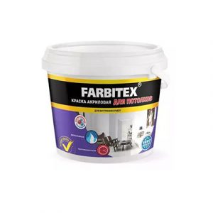 ВДК д/потолков акриловая 3 кг /FARBITEX/6 — изображение 1