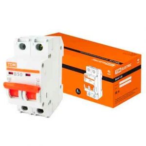 АВТОМАТ TDM ВА47-29 2Р 50А — изображение 1