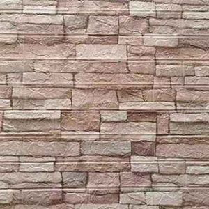 Панель самоклеящаяся Кирпич 70х77см, бежево-коричн — изображение 1