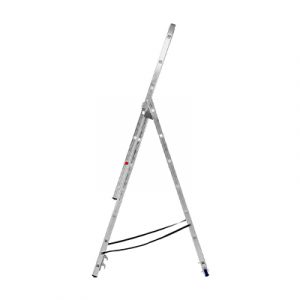 Лестница трехсекционная алюм. 3х7 ступеней Сибртех — изображение 3