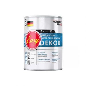 Краска акрил д/мебели/декора EasyDekor 1л FARBITEX — изображение 1