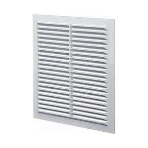 Решетка вентиляционная 150*150 неразъемная наклонные жалюзи — изображение 1