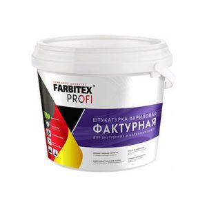 Штукатурка фактурная 16кг  FARBITEX PROFI/1 — изображение 1