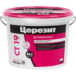Грунтовка бетон-контакт СТ19 15кг Церезит — изображение 1