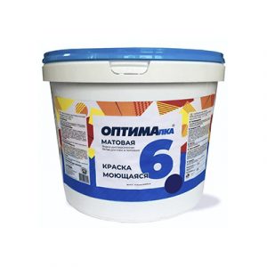КРАСКА В/Э "ОПТИМАЛКА-6" моющ. 1,4КГ — изображение 1