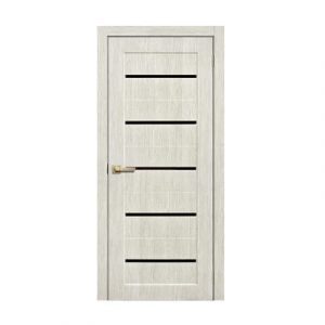 Полотно остекленное S02 800 белый черн. стек — изображение 1