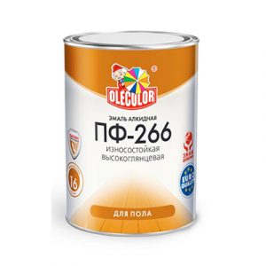 ЭМАЛЬ ПФ-266 "OLE COLOR" 5кг КРАСНО-КОРИЧ. — изображение 1