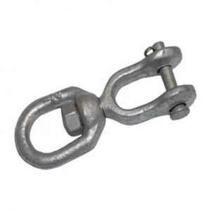 Вертлюг 8 петля-вилка, цинк/ шт — изображение 1