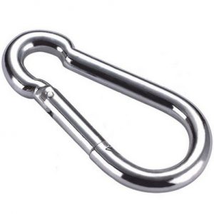 Карабин 8 пожарный DIN 5299C, цинк/ шт — изображение 1