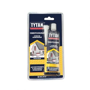 Герметик универсальный силиконовый прозрачный  85мл Tytan Professional — изображение 1