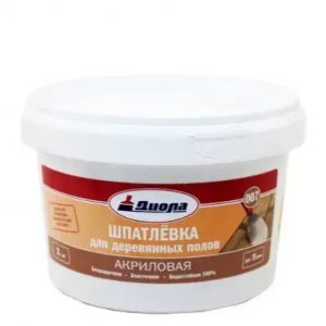 ШПАТЛЕВКА АКР.Д/ДЕР.ПОЛОВ 1кг Д-007/ЕВРОБАНКА — изображение 1