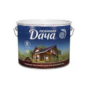 Текстурное покрытие Любимая дача 9л махагон — изображение 1