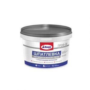 ШПАТЛЕВКА АКРИЛ ПРОФ-06 ПО МОНТАЖ ПЕНЕ 1,5кг — изображение 1