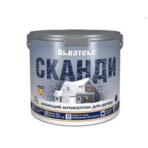 Антисептик кроющий Акватекс СКАНДИ север/море 2,5л — изображение 1