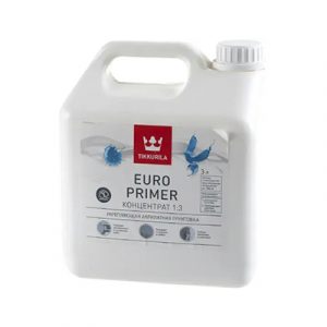 Грунт ВЭ Евро Праймер 3л/Tikkurila — изображение 1