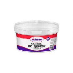 ШПАТЛЕВКА АКР.П/ДЕР.СОСНА 0,25кг/ЕВРОБАНКА — изображение 1