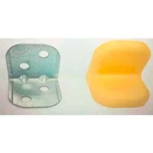 МЕБЕЛЬНЫЙ УГОЛОК-СТЯЖКА БЕЖЕВЫЙ (10 шт) — изображение 1