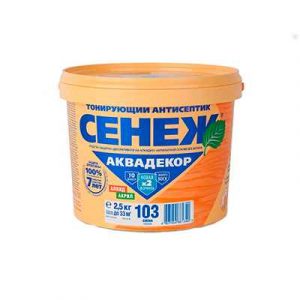 АНТИСЕПТИК сосна 2,5кг СЕНЕЖ АКВАДЕКОР — изображение 1