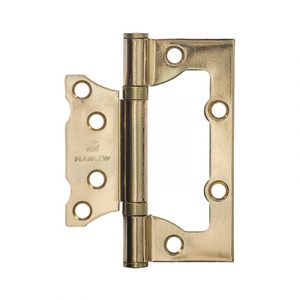 ПЕТЛИ БЕЗ ВРЕЗКИ 100*75*2,0 ЗОЛОТО (2ШТ) — изображение 1