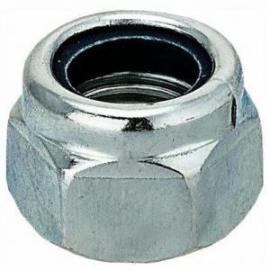 Гайка М10 DIN 985 с нейлоновой вставкой (40 шт) — изображение 1