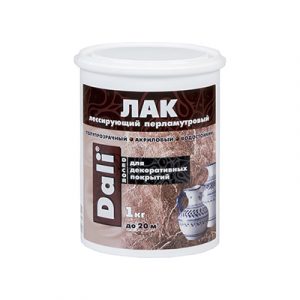 Лак лессирующий перламутр золотоDALI-Decor 1кг/6 — изображение 1